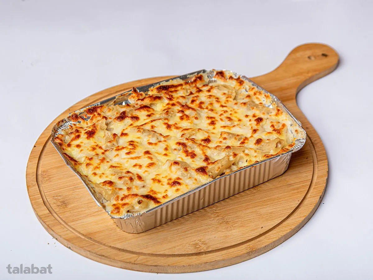 مكرونة نجرسكو فراخ موزريلا